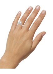 Badgley Mischka Certified Lab Grown Diamond Cushion-Cut Solitaire Engagement Ring (5 ct. t.w.) in 14k Gold - White Gold