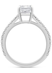 Badgley Mischka Certified Lab Grown Diamond Engagement Ring (2-1/2 ct. t.w.) in 14k Gold - White Gold