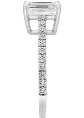 Badgley Mischka Certified Lab Grown Diamond Engagement Ring (2-1/2 ct. t.w.) in 14k Gold - White Gold