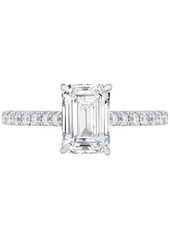 Badgley Mischka Certified Lab Grown Diamond Engagement Ring (2-1/2 ct. t.w.) in 14k Gold - White Gold