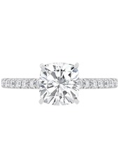 Badgley Mischka Certified Lab Grown Diamond Engagement Ring (2-1/2 ct. t.w.) in 14k Gold - White Gold