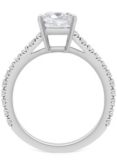 Badgley Mischka Certified Lab Grown Diamond Engagement Ring (2-1/2 ct. t.w.) in 14k Gold - White Gold