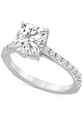 Badgley Mischka Certified Lab Grown Diamond Engagement Ring (2-1/2 ct. t.w.) in 14k Gold - White Gold