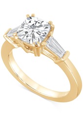 Badgley Mischka Certified Lab Grown Diamond Engagement Ring (2-1/2 ct. t.w.) in 14k Gold - Yellow Gold