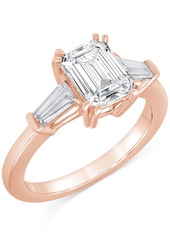 Badgley Mischka Certified Lab Grown Diamond Engagement Ring (2-1/2 ct. t.w.) in 14k Gold - White Gold