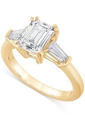 Badgley Mischka Certified Lab Grown Diamond Engagement Ring (2-1/2 ct. t.w.) in 14k Gold - Yellow Gold