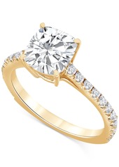 Badgley Mischka Certified Lab Grown Diamond Engagement Ring (2-1/2 ct. t.w.) in 14k Gold - White Gold