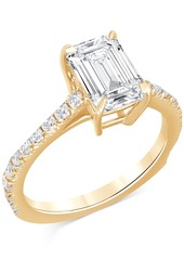 Badgley Mischka Certified Lab Grown Diamond Engagement Ring (2-1/2 ct. t.w.) in 14k Gold - Yellow Gold