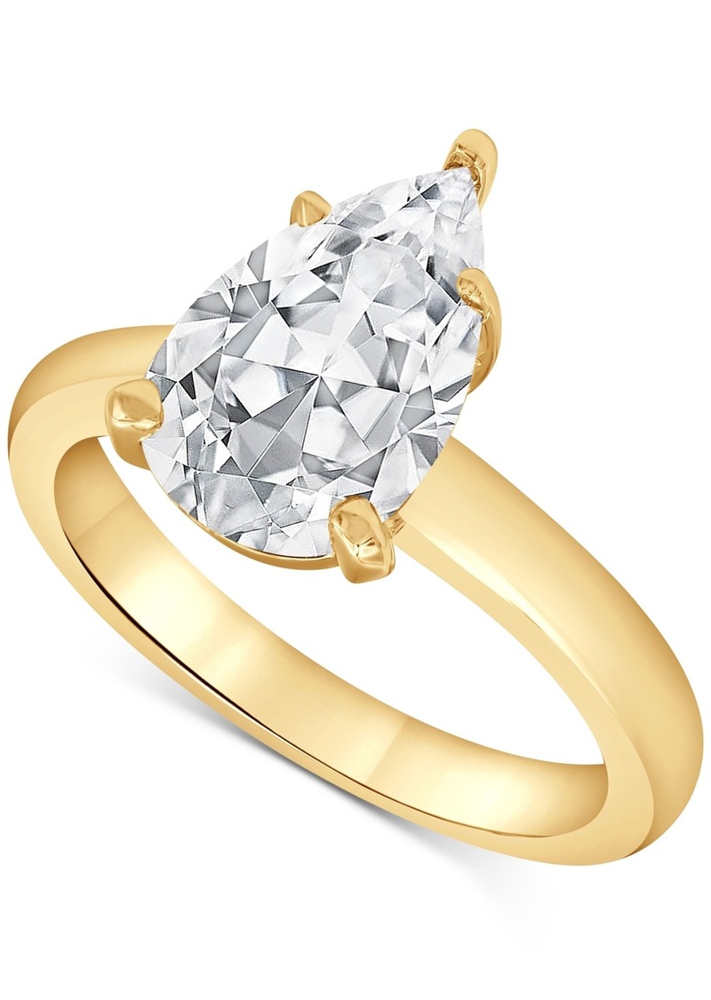 Badgley Mischka Certified Lab Grown Diamond Engagement Ring (3 ct. t.w.) in 14k Gold - Yellow Gold