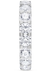 Badgley Mischka Certified Lab Grown Diamond Eternity Band (4 ct. t.w.) in 14k Gold - White Gold