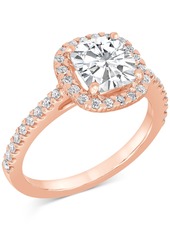 Badgley Mischka Certified Lab Grown Diamond Halo Engagement Ring (2-1/2 ct. t.w.) in 14k Gold - Yellow Gold