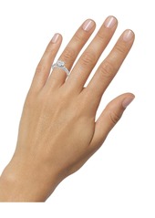 Badgley Mischka Certified Lab Grown Diamond Heart Engagement Ring (2 ct. t.w.) in 14k Gold - Rose Gold