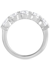 Badgley Mischka Certified Lab Grown Diamond Oval-Cut Band (3-1/2 ct. t.w.) in 14k Gold - White Gold