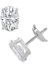 Badgley Mischka Certified Lab Grown Diamond Oval Stud Earring Collection In 14k Gold