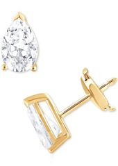 Badgley Mischka Certified Lab Grown Diamond Pear Stud Earrings (5 ct. t.w.) in 14k Gold - White Gold