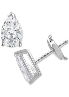 Badgley Mischka Certified Lab Grown Diamond Pear Stud Earrings (6 ct. t.w.) in 14k Gold - White Gold