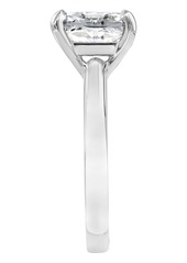 Badgley Mischka Certified Lab Grown Diamond Radiant-Cut Solitaire Engagement Ring (3 ct. t.w.) in 14k Gold - White Gold