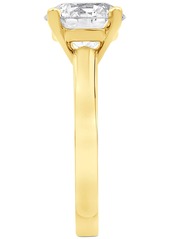 Badgley Mischka Certified Lab Grown Diamond Solitaire Engagement Ring (3 ct. t.w.) in 14k Gold - Yellow Gold