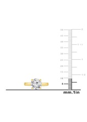 Badgley Mischka Certified Lab Grown Diamond Solitaire Engagement Ring (4 ct. t.w.) in 14k Gold - Yellow Gold