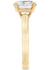 Badgley Mischka Certified Lab Grown Diamond Solitaire Engagement Ring (4 ct. t.w.) in 14k Gold - Yellow Gold