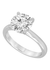 Badgley Mischka Certified Lab Grown Diamond Solitaire Engagement Ring (4 ct. t.w.) in 14k Gold - Yellow Gold