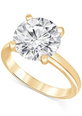 Badgley Mischka Certified Lab Grown Diamond Solitaire Engagement Ring (5 ct. t.w.) in 14k Gold - Yellow Gold