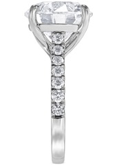 Badgley Mischka Certified Lab Grown Diamond Solitaire Plus Engagement Ring (7-1/2 ct. t.w.) in 14k Gold - White Gold