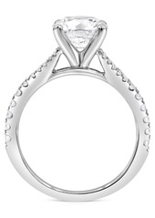 Badgley Mischka Certified Lab Grown Diamond Split Shank Engagement Ring (2-1/3 ct. t.w.) in 14k Gold - Yellow Gold