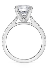 Badgley Mischka Certified Lab Grown Diamond Split Shank Engagement Ring (3-3/8 ct. t.w.) in 14k Gold - Yellow Gold