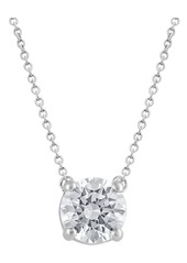 Badgley Mischka Collection 14K Gold Round Cut Lab-Created Diamond Pendant Necklace - 2.0ct in White Gold at Nordstrom Rack