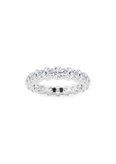 Badgley Mischka Collection 14K Gold Round Lab Created Diamond Eternity Band Ring - 3.0ct. in Platinum at Nordstrom Rack