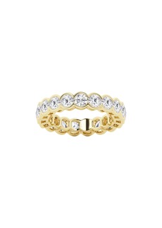Badgley Mischka Collection 14K Gold Round Lab Created Diamond Eternity Ring - 3.00 ctw in Yellow at Nordstrom Rack
