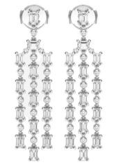 Badgley Mischka Collection 14k White Gold Chandelier Diamond Drop Earrings - 3.87 ctw at Nordstrom