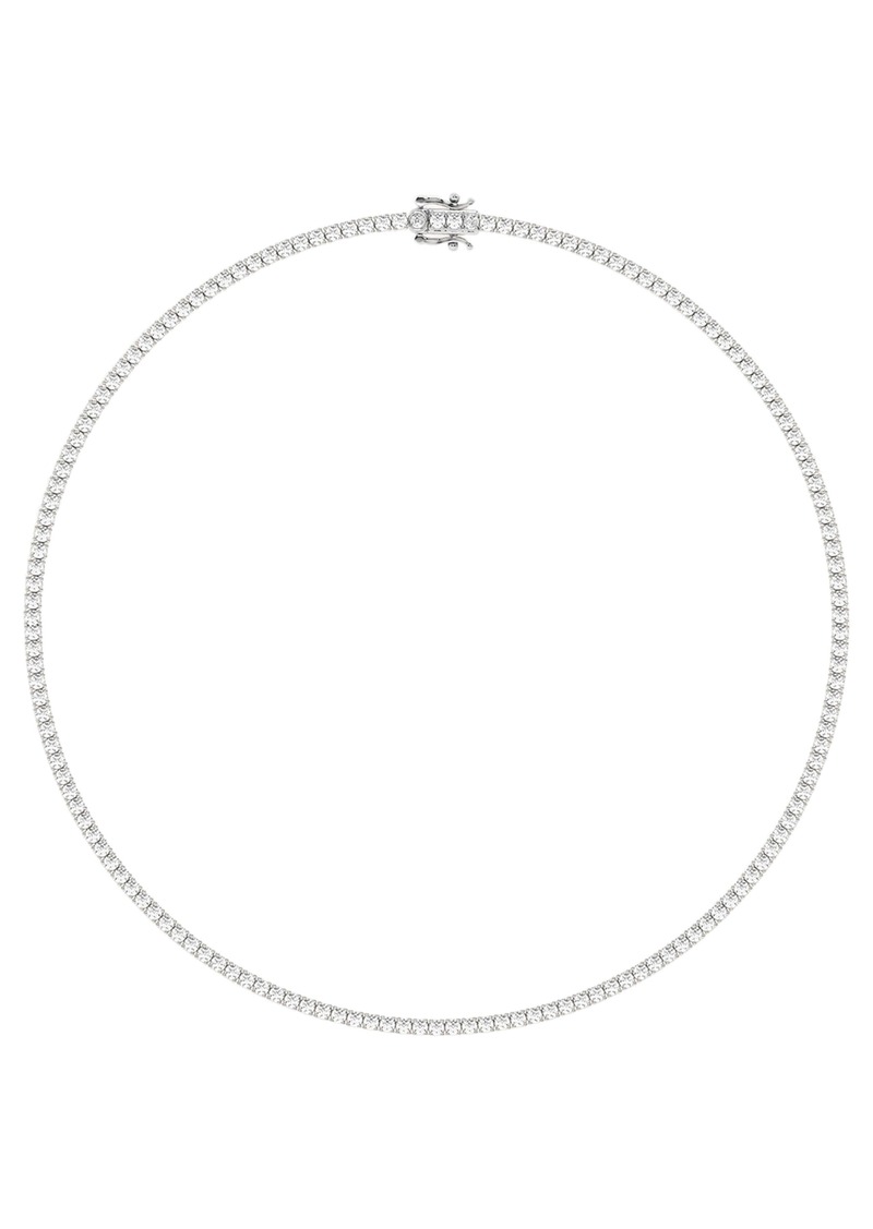 Badgley Mischka Collection 14k White Gold Round Brilliant Cut Diamond Necklace - 7.27 ctw at Nordstrom Rack