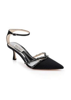 Badgley Mischka Collection Ankle Strap Pointed Toe Pump
