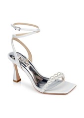 Badgley Mischka Collection Cailey Ankle Strap Metallic Sandal