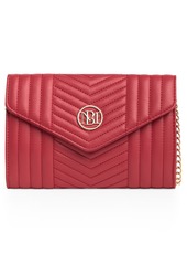 Badgley Mischka Collection Chevron Quilted Crossbody Bag in Black at Nordstrom Rack