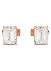 Badgley Mischka Collection Emerald Cut Lab Created Diamond Stud Earrings - 3.0 ctw in Gold at Nordstrom Rack