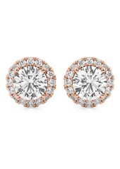 Badgley Mischka Collection Round Cut Lab Created Diamond Stud Earrings - 1.85ctw in White at Nordstrom Rack