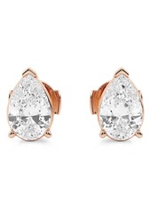 Badgley Mischka Collection Pear Cut Lab Created Diamond Stud Earrings - 1.0ctw in Pink at Nordstrom Rack