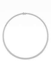 Badgley Mischka Collection Round Brilliant Cut Diamond Necklace - 11.0 ctw