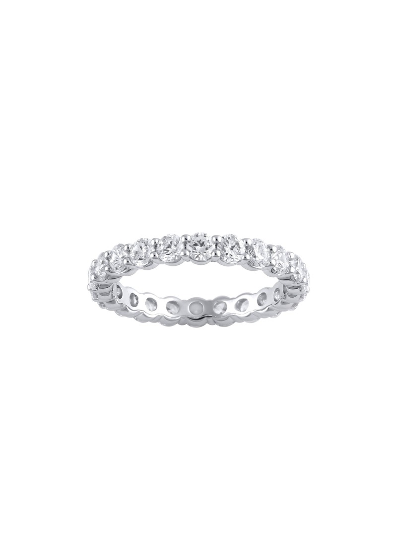 Badgley Mischka Collection Round Cut Lab Created Diamond Infinity Ring - 2.0 ctw. in Platinum at Nordstrom Rack
