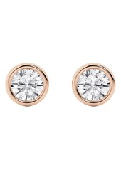 Badgley Mischka Collection 14K Gold Round Cut Near Colorless Lab-Created Diamond Stud Earrings - 2.0ct in White Gold at Nordstrom Rack