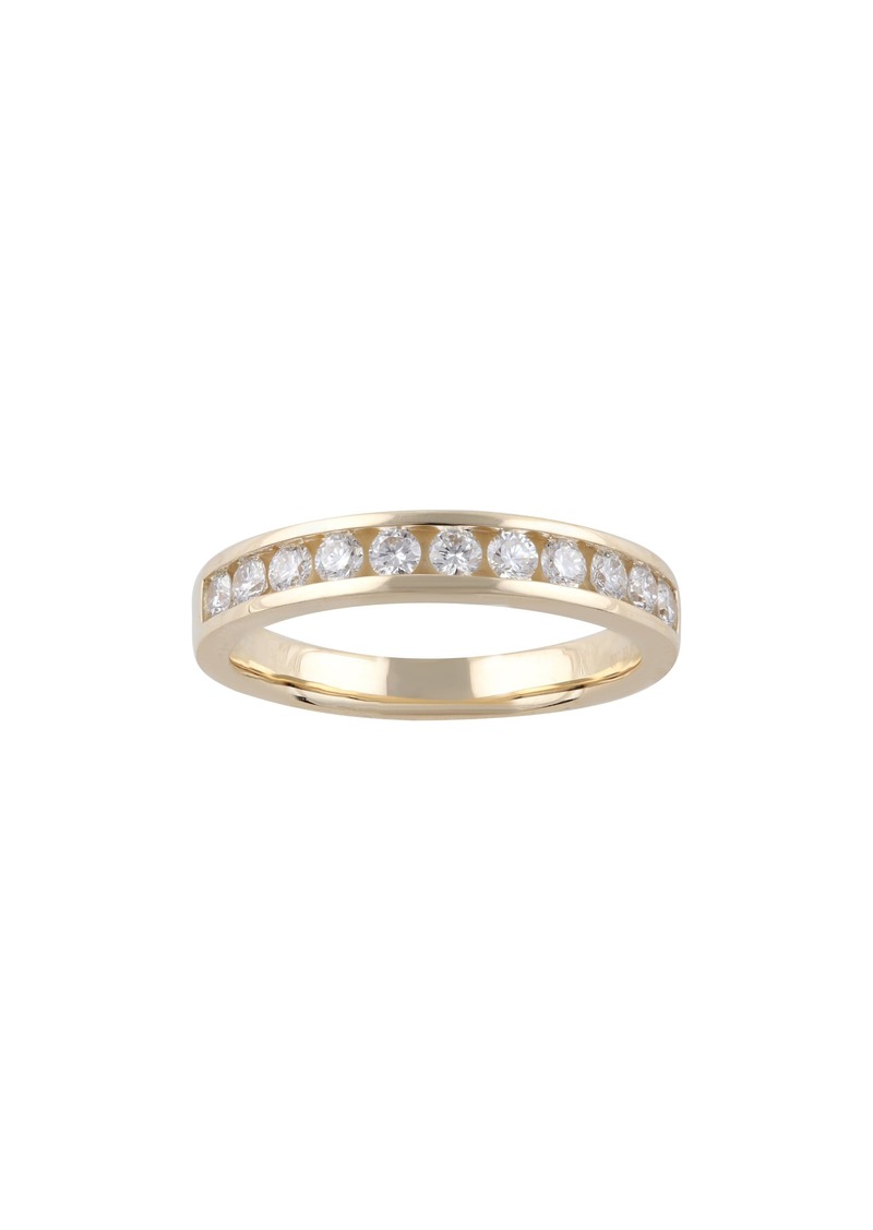 Badgley Mischka Collection Round Lab Created Diamond Band Ring - 0.5ct. in Yellow at Nordstrom Rack