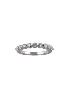 Badgley Mischka Collection Round Lab Created Diamond Band Ring - 0.7ct. in Silver at Nordstrom Rack