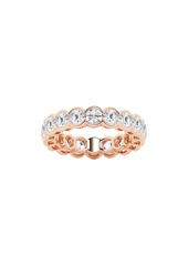 Badgley Mischka Collection Round Lab Created Diamond Eternity Band Ring - 4.0ct. in White at Nordstrom Rack