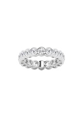 Badgley Mischka Collection Round Lab Created Diamond Eternity Band Ring - 4.0ct. in White at Nordstrom Rack