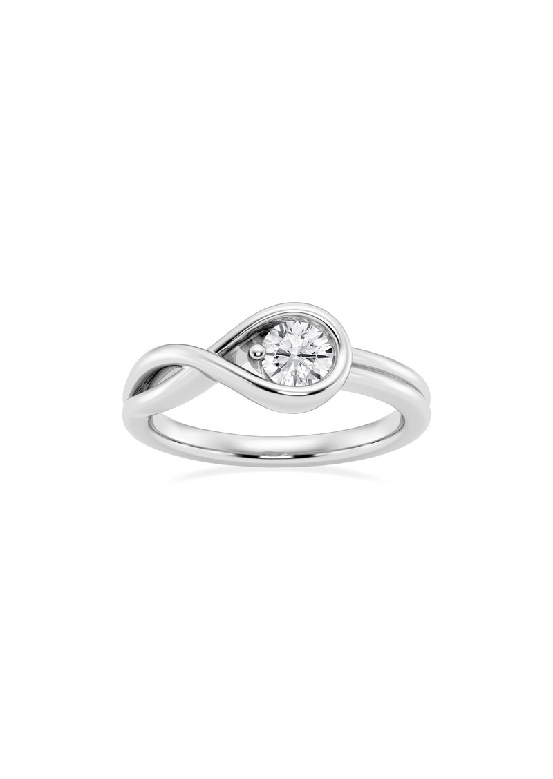 Badgley Mischka Collection White Gold Lab Created Diamond Ring - 0.50 ctw at Nordstrom Rack