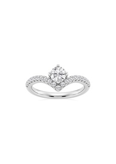 Badgley Mischka Collection White Gold Lab Created Diamond Ring - 0.75 ctw at Nordstrom Rack
