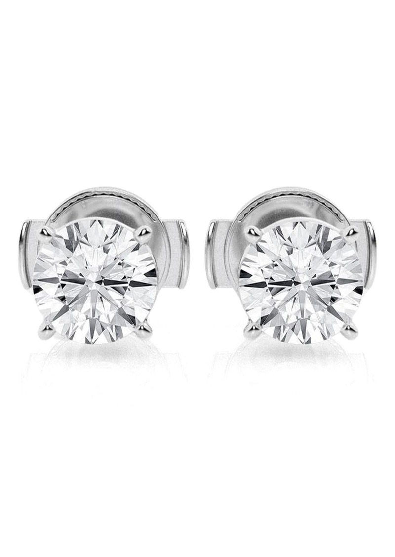 Badgley Mischka Collection White Gold Lab Created Diamond Stud Earrings - 1.00 ctw at Nordstrom Rack